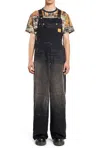 Khoki Spliced Overalls In Black