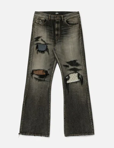 Khoki Fated Memory Denim Pants In Multi
