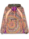 Khoki Graphic-print Hoodie In Purple