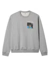 Khoki Image-patch Sweatshirt In Gray