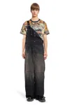 Khoki Spliced Overalls In Black