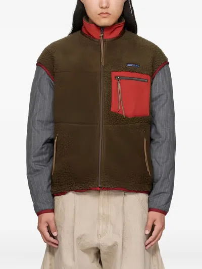 KHOKI PANELLED ZIP-UP JACKET