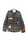 PATCHWORK CHECK JACKET