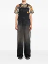 Khoki Pinstripe-detail Faded Jumpsuit In Multi