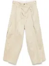 Khoki Pleated Wide-leg Trousers In Neutrals