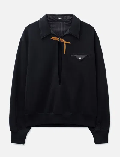 Khoki Skipper Sweatshirt In Black