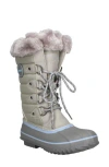 Khombu Denise Faux Fur Lined Boot In Grey
