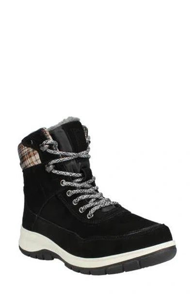 Khombu Sterling Faux Shearling Lined Boot In Black