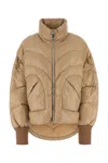 Khrisjoy Beige Nylon Down Jacket