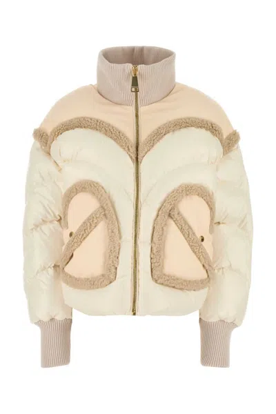 KHRISJOY BEIGE QUILTED JACKET