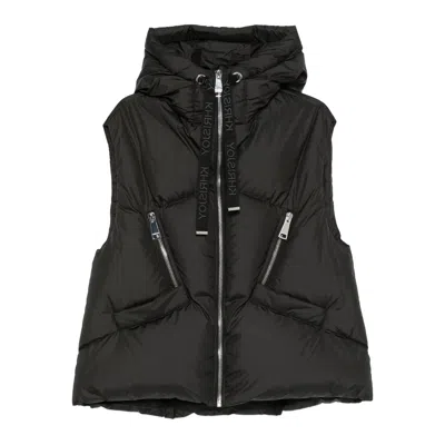 Khrisjoy Black Jackets - Waistcoat & Gilets Women
