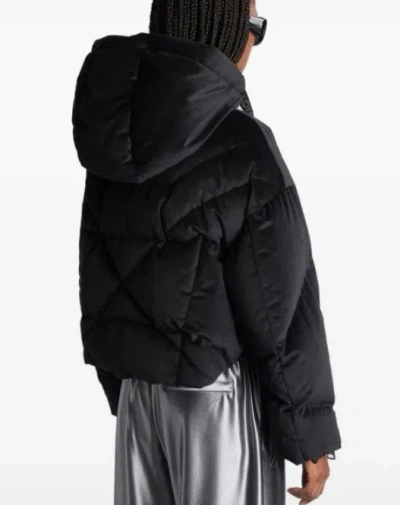 Khrisjoy Black Polyester Down Feather Jacket