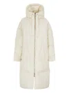 Khrisjoy Butter Polyester Down Feather Jacket In Neutral