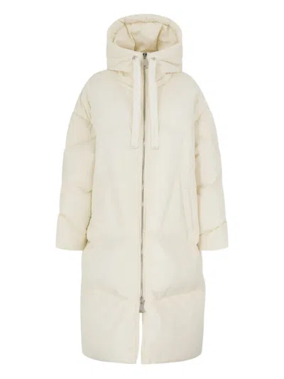 Khrisjoy Butter Polyester Down Feather Jacket In Neutral