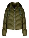 Khrisjoy Hug Green Polyester Blend Down Jacket In Green
