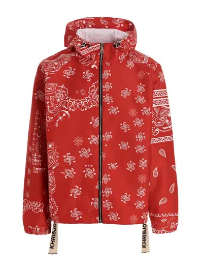KHRISJOY WINDBREAKER BANDANA HOOD JACKET