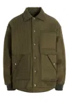 Khrisjoy Olive Chore Quilted Down Jacket In Green