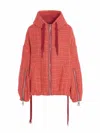 Khrisjoy 'chris Windbreaker Tweed' Jacket In Purple