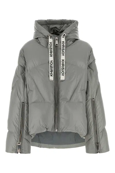Khrisjoy Khris Cropped Iconic Jacket In Green
