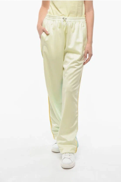 Khrisjoy Colorblock-jersey Joggers With Contrasting Bands In Neutral
