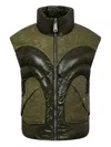 Khrisjoy Corazon Padded Gilet In Green