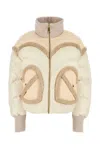 Khrisjoy Ivory Nylon Corazon Down Jacket In White