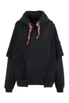 Khrisjoy Cotton Hoodie In Black