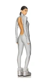 Khrisjoy Cut Out Catsuit In 실버