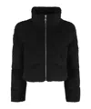 Khrisjoy Daisy Teddy Down Jacket For Women In Black
