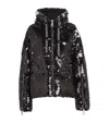 KHRISJOY DOWN EMBELLISHED KHRIS PUFFER COAT