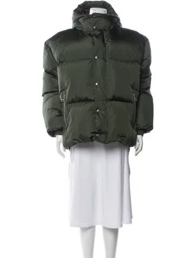 Pre-owned Khrisjoy Down Jacket In Green