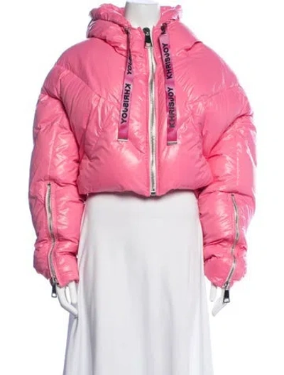 Pre-owned Khrisjoy Down Jacket In Pink