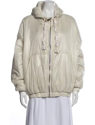 Pre-owned Khrisjoy Down Jacket W/ Tags In Neutral