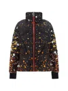 Khrisjoy Down Sequinned Puffer Jacket In Multicolour