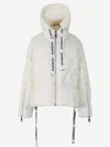 Khrisjoy Iconic Hooded Puffer Jacket In Beige