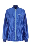 Khrisjoy Electric Blue Polyester Oversize Sweatshirt In Ry247