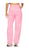 Khrisjoy Elio Dyed Wide Leg In Pink