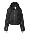 Khrisjoy Embellished Zip-up Hooded Jacket In Black