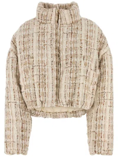 KHRISJOY EMBROIDERED TWEED JACKET