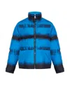 Khrisjoy Faded-effect Padded Jacket In Blue