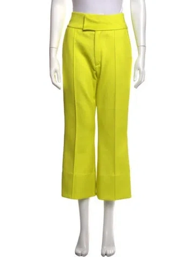 Pre-owned Khrisjoy Flared Pants In Green