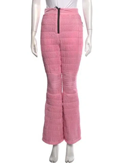 Pre-owned Khrisjoy Flared Pants In Pink
