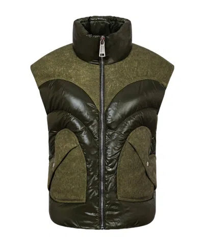 Khrisjoy High-necked Sleeveless Down Vest