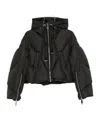 Khrisjoy Hooded Cotton Jacket In Black