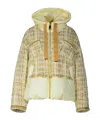 Khrisjoy Drawstring Hoodie Jacket In Nude