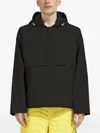 Khrisjoy Hooded Drawstring Jacket In Black