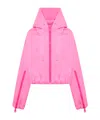Khrisjoy Hooded Jacket In Pink