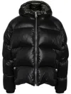Khrisjoy Hooded Padded Jacket In Black