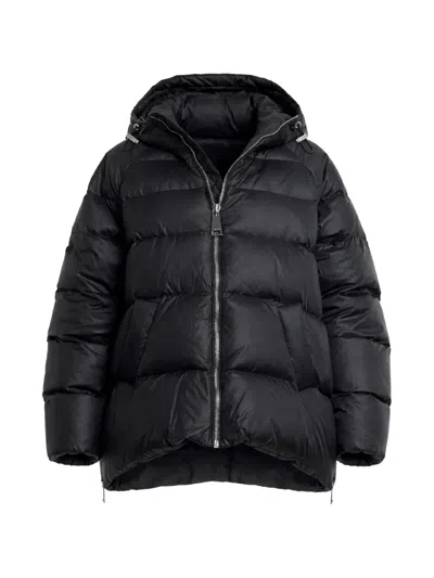 Khrisjoy Hooded Puffer Jacket In Black