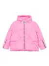 Khrisjoy Hooded Puffer Jacket In Pink